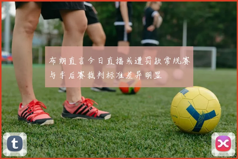 布朗直言今日直播或遭罚款常规赛与季后赛裁判标准差异明显