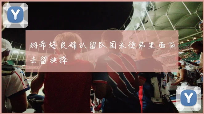 姆希塔良确认留队国米德弗里面临去留抉择